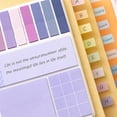 thumbnail image 4 of Small Writing Notepad and Adhesive Note Set Portable Notebook with Label Sticker For Task Planning Document Organization, 4 of 12