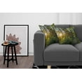 thumbnail image 3 of Ambesonne Nature Throw Pillow Cover 2 Pack, National Park Trees Path, 24", Blue Green, 3 of 7