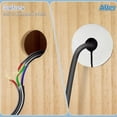 thumbnail image 3 of 6 PCS Cable Routing Kit, Satellite Cable Grommet Set Rubber Grommet 7mm Hole Diameter 3/4in Outer Diameter Wall Grommet Wall Cable Pass Through for Projects Or Repairs, 3 of 7