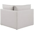 thumbnail image 7 of Meridian Furniture Mackenzie Beige Durable Linen Textured Corner, 7 of 7