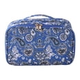 thumbnail image 2 of Elodie Empty American Mahjong Tile Bag Carrying Portable Party Pouch Gift Organizer Blue, 2 of 8