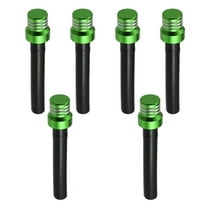 6pcs Green Gas Universal Cap Air Vent Hose Tank Breather One Way Valve Tube for ATV Dirt Bike Motorbike