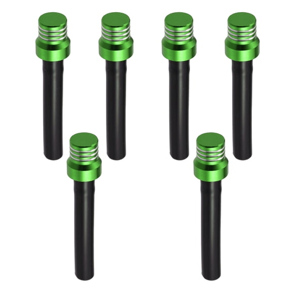 6pcs Green Gas Universal Cap Air Vent Hose Tank Breather One Way Valve Tube for ATV Dirt Bike Motorbike