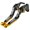 Black+Gold, variant on Motorcycle Accessories CNC Aluminum For CB300F CBR300R 2014-2019 CB 300F CBR 300R Adjustable Folding Brake Clutch Levers