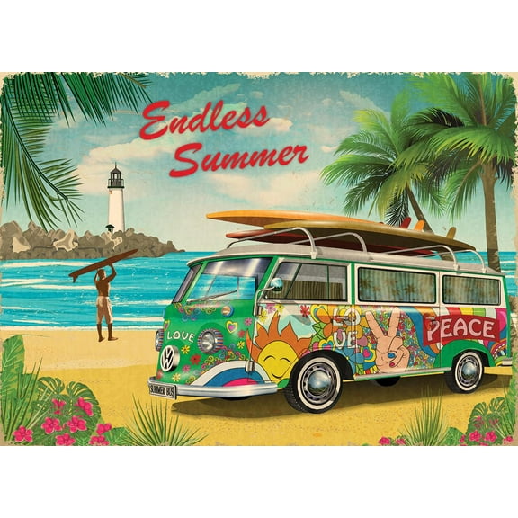 EuroGraphics VW Endless Summer 1000 Piece Puzzle for Adults