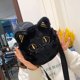 thumbnail image 1 of Bolsa Bandolera De Gato Negro Bolso bandolera con diseño de gato negro para mujer, con correa ajustable, bonito bolso elegante para chica, 1 of 8