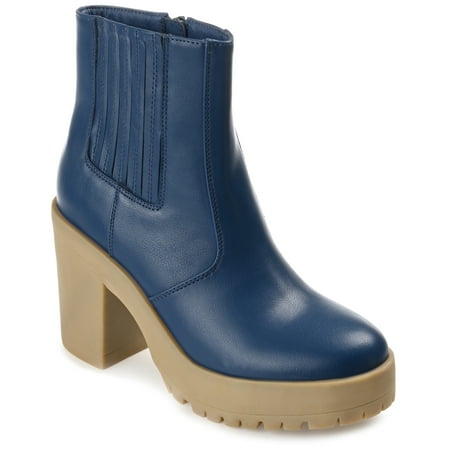 

Journee Collection Womens Riplee Almond Toe Platform Ankle Booties