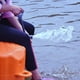 thumbnail image 5 of Bomba manual para kayak de 46 cm, bomba de achique manual para canoa para rescate de emergencia (rojo), 5 of 6