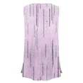 thumbnail image 4 of Débardeurs pour Femmes Grande Taille, Nouvelles Tuniques Tendance Sans Manches, Chandails à Col Rond Fluides 2025 d'Été Décontractés Imprimés Blouse Légère Débardeurs Violet G, 4 of 5