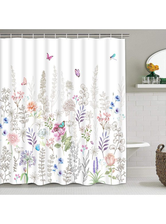 Extra Long Shower Curtains in Shower Curtains