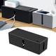thumbnail image 5 of Caja de almacenamiento de cables, caja de regleta, regleta oculta, soporte para cables, cable Negro, 5 of 8