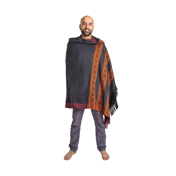 Châle de Méditation Couverture de Méditation Simple, Châle de Prière, Foulard en Laine Ou Surdimensionnée