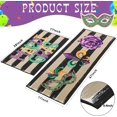 thumbnail image 3 of Set of 2 Mardi Gras Kitchen Rugs and Mats Mardi Gras Kitchen Mats Carnival Door Mat Outside Purple Green and Gold Decorative Doormat for Home Kitchen Floor Decors, 17x29 and 17x47 Inch, 3 of 6