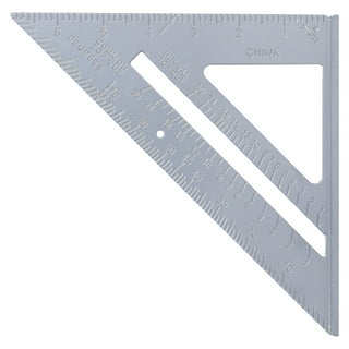 L SQUARE RULER 90 DEGREE 0-12 INCH + 0-30cm 2-SIDED RIGHT ANGLE DIY