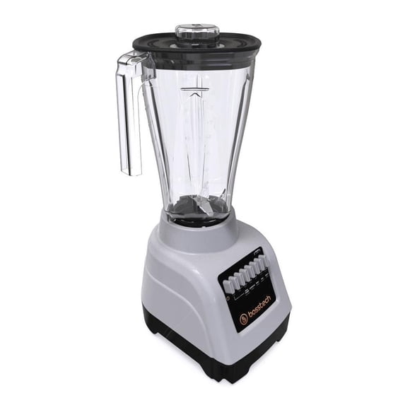 Licuadora Bosstech 550 watts 10 velociades con Vaso de plastico de 2 lts Gris