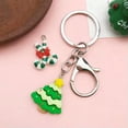 thumbnail image 5 of U8MO 10pcs Resin Christmas Pendant Snowman Deer Creative Diy Keychain Accessories-10pcs Elk 19x20mm-17017, 5 of 9