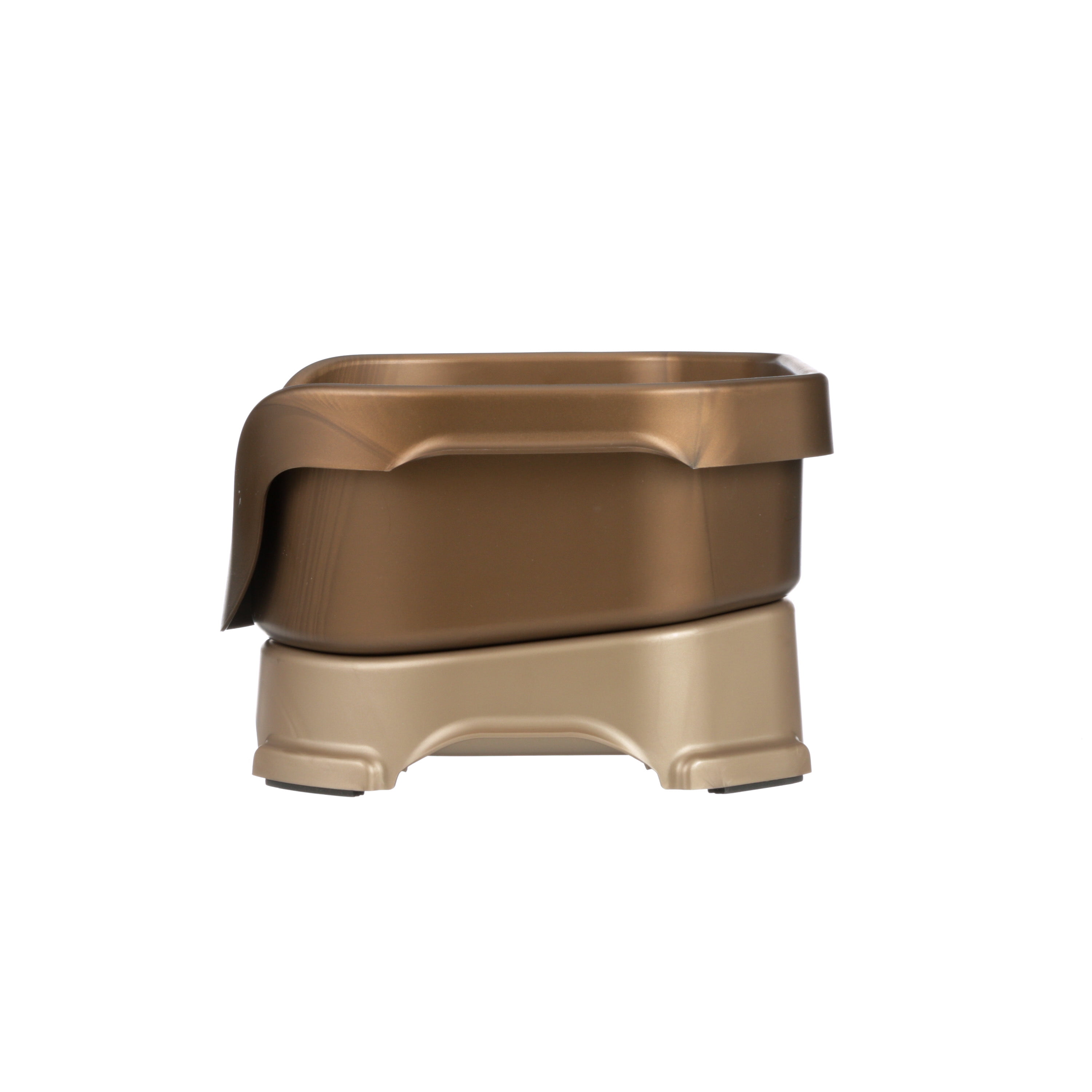 Neater Pets Neater Feeder Deluxe Mess-Proof Elevated Food & Water Bowls for Small Dogs, Bronze