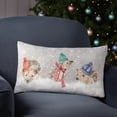 thumbnail image 3 of Evans Lichfield Hedgehog Housse de Coussin de Noël, 3 of 3