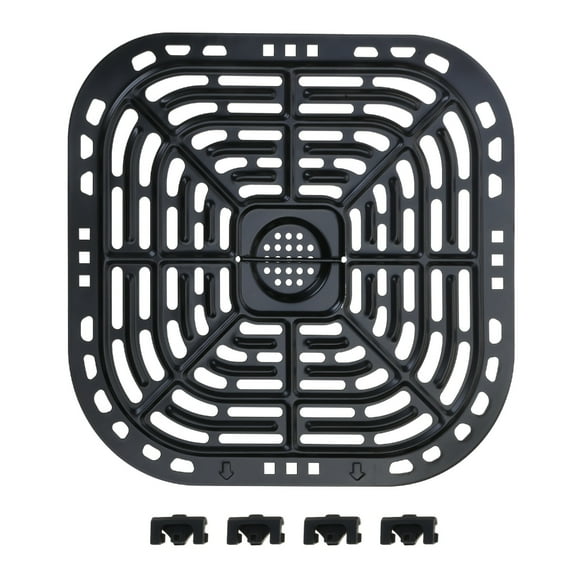 For 6QT Healthy Cooking Air Fryer Grill Tray Crisper Plate Stainless Steel