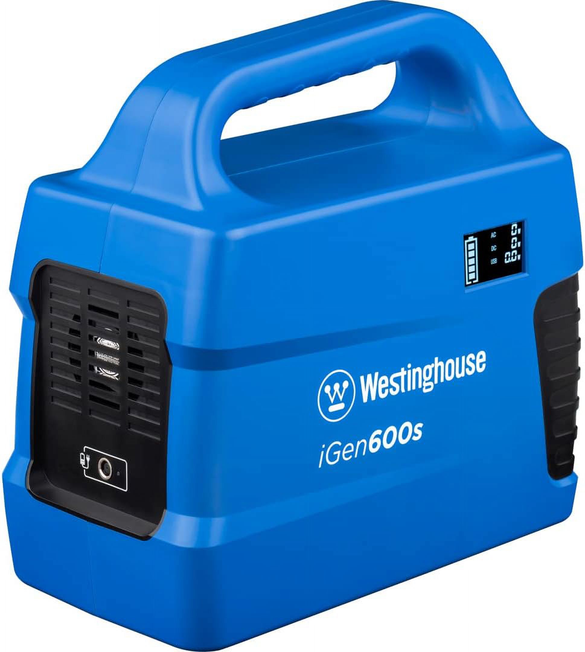 Westinghouse 592Wh 1200 Peak Watt Portable Power Station and Solar Generator, Pure Sine Wave AC Outlet, Backup Lithium Battery For Camping, Home, Travel, Indoor/Outdoor Use (Solar Panel Not Included) 592 Watt Hours