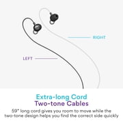 MEE audio SleepTones USB-C Wired Silicone Sleeping Earbuds with Built-In Mic & Volume Controls