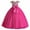 Hot Pink, variant on Odeerbi Teen Dress Kids Girls Tulle Princess Dresses Children Sleeveless Embroidery Mesh Dress Baby Gauze Dress Hot Pink