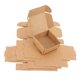 thumbnail image 4 of 100 piezas Caja de papel Kraft Caja de embalaje Caja Kraft Tamaño pequeño-marrón, 4 of 5
