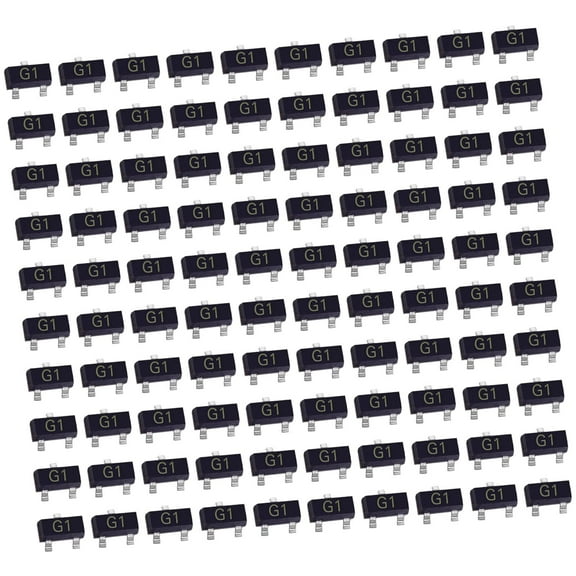 100Pcs SMD Transistors 2N5551 Surface Mount Transistors for Control Circuits