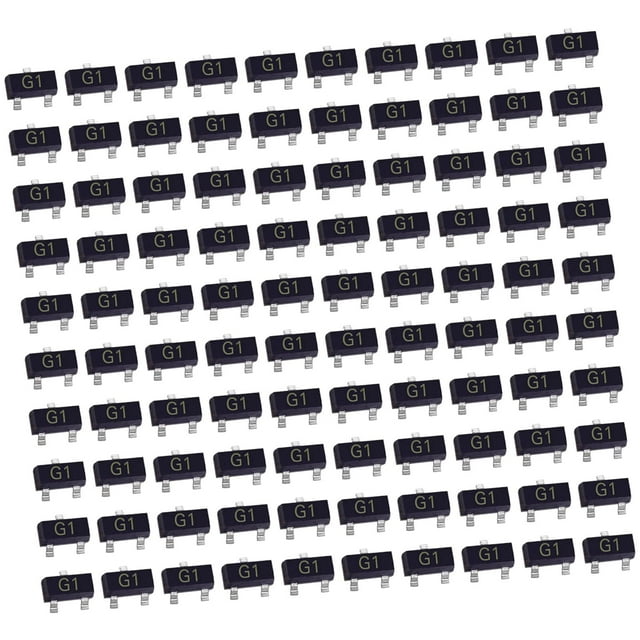 Transistores SMD de 100 Uds., Transistores de Montaje en Superficie MMBT5551LT1G para Proyectos Electrónicos, Electrodomésticos, de Control shamjiam transistores