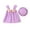 Purple, variant on THDHVS Girls Summer Dresses, Dresses for Kids, Toddler Kids Baby Girls Fashion Cute Sleeveless Sweet Flower Print Dress Hat Set Purple 6-9 Months