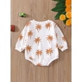 thumbnail image 3 of Bagilaanoe Newborn Baby Girl Boy Rompers Tai Chi Diagram/Tree Print Long Sleeve Bodysuit 6M 12M 18M 24M Infant One Piece Jumpsuit, 3 of 7