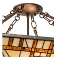 thumbnail image 2 of Meyda Tiffany 260940 Sonoma 3 Light 27" Wide Semi-Flush Ceiling Fixture - Copper, 2 of 7