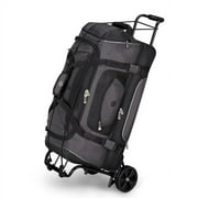 Protege Metal Folding Luggage Cart, Black, 39 x 13 (15 Platform), 3lbs Empty, 75lb Capacity