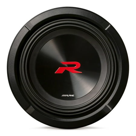 Alpine - R-Series 8" Dual Voice Coil 4-Ohm Subwoofer - Black