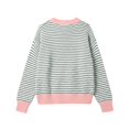 thumbnail image 4 of Womens Striped Cardigan Sweaters Long Sleeve Button Up Knit Tops Oversized Button Down Fall Winter Cardigan (Z001#-Grey L), 4 of 5