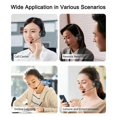 thumbnail image 2 of SY-T490 BT V5.3 Headset with Mic Head-Mounted Wireless HiFi Headphones Hands-Free Call Headset for C, 2 of 5