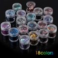 thumbnail image 3 of 18 Boxes Body Glitter,chunky Glitters Sequins,nail Iridescent Flakes, 3 of 5