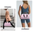 thumbnail image 4 of Bolsa de gimnasio Ineeatu pequeña de 14 pulgadas para mujeres y hombres, color rosa, 4 of 7