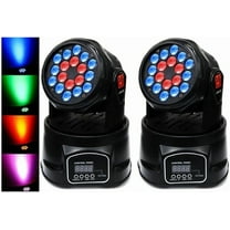 2 MR DJ LMH230 100W RGBW 18-LED Moving Head DJ Light