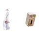 thumbnail image 5 of Dispensador de pañuelos con figura femenina de , estilo nórdico moderno. Estatua multiusos para estante, armario, escritorio u oficina., 5 of 8