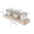 thumbnail image 2 of Tree Of Life Set Of 3 Candles In Short Glass In Pvc Box, 2 of 4
