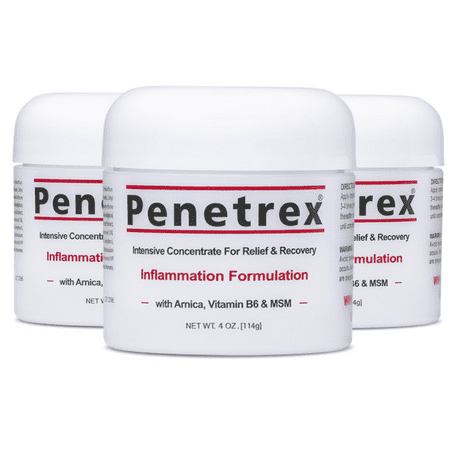 Penetrex Pain Relief Cream, 4 Oz (Pack of 3) :: Patented Breakthrough for Arthritis, Back Pain, Tennis Elbow, Fibromyalgia, Sciatica, Plantar Fasciitis, Carpal Tunnel, Muscles, Joints & Chronic (Best Way To Use Mdma)