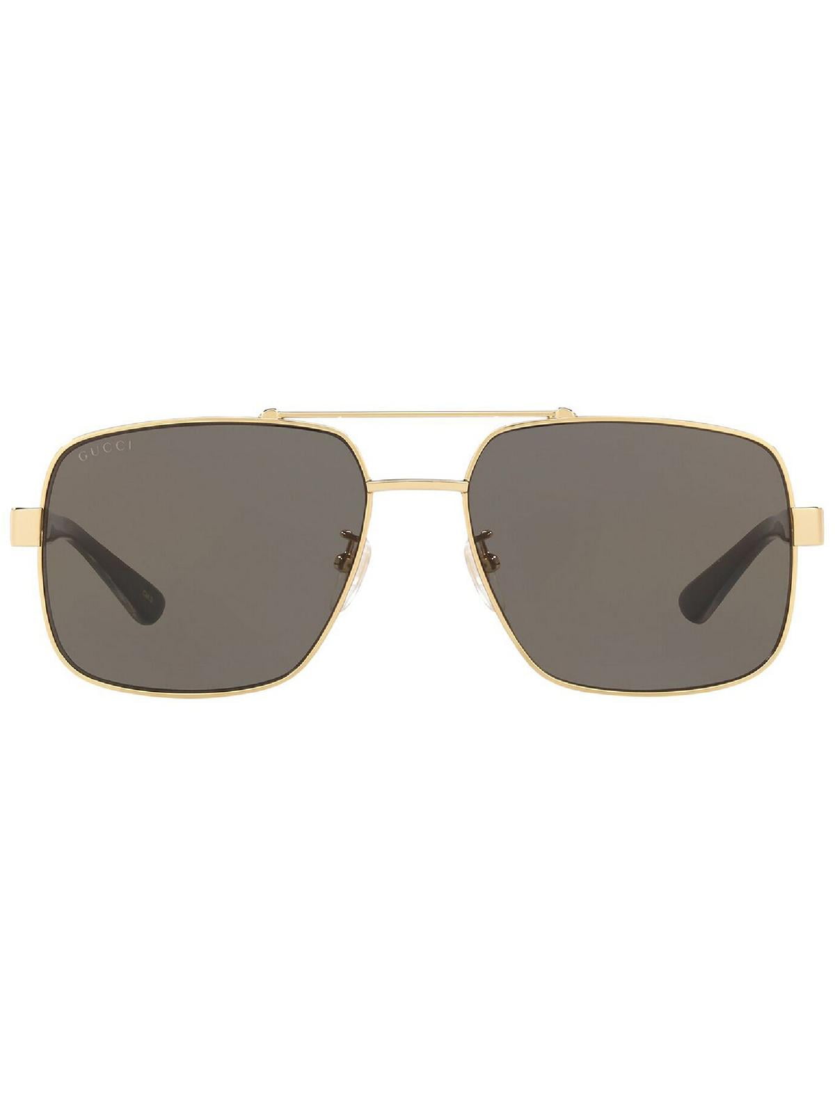 GUCCI GG0529S 001 Aviator Gold Black Crystal Grey 60 mm  display picture 2