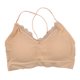 thumbnail image 1 of Sujetadores cómodos Salvador bralette con tirantes finos para mujer Almohadillas extraíbles Top Básico Escote en V, 1 of 10