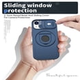 thumbnail image 6 of AUshell for iPhone 15 Plus Case, Slide Camera Window Compatible wth MagSafe Rotating Kickstand Ring Silicone Military-grade Drop Resistant for iPhone 15 Plus Magnetic Shockproof Shell, Blue, 6 of 6