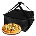 thumbnail image 4 of Sac de Livraison d'Aliments Isolé Sac de Livraison de Pizza Portable pour Aliments Chauds et Froids Sac d'Épicerie Isolé Réutilisable Transporteur de Pizza Ajustable Sac Chauffant Double Fermeture Éclair 16.54x16.54x9.06 Pouces (Rouge), 4 of 11