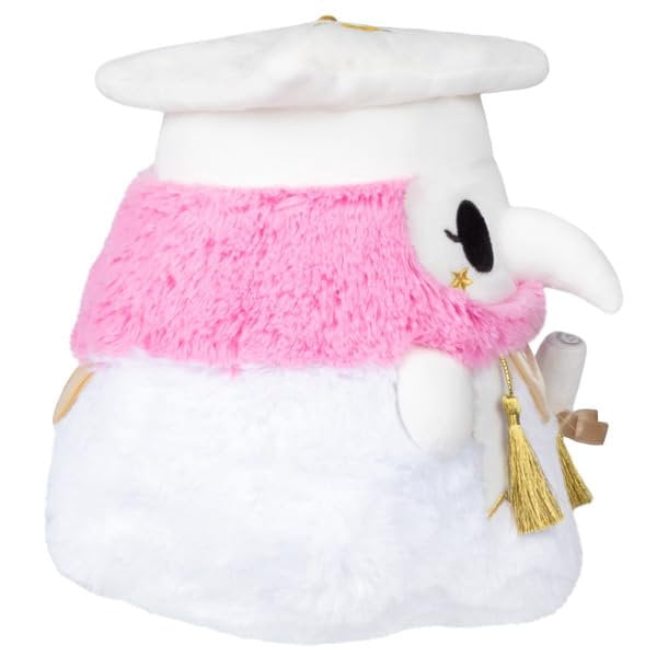 Squishable - Mini Graduation Plague Nurse - The Mysterious Doctor Plague Collection - 9.5 in - Soft Toy Collectible Stuffed Animal