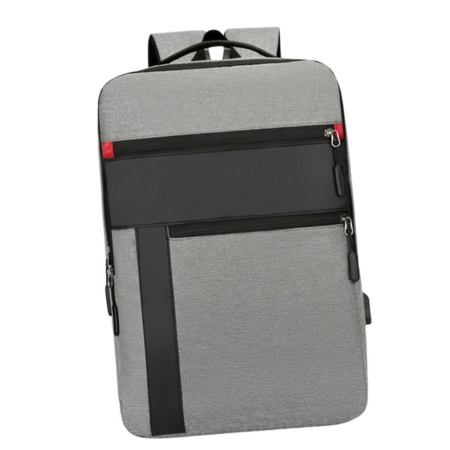 Mochila para computadora portátil, mochila para computadora de juegos, ligera, extra grande e impermeable Gris