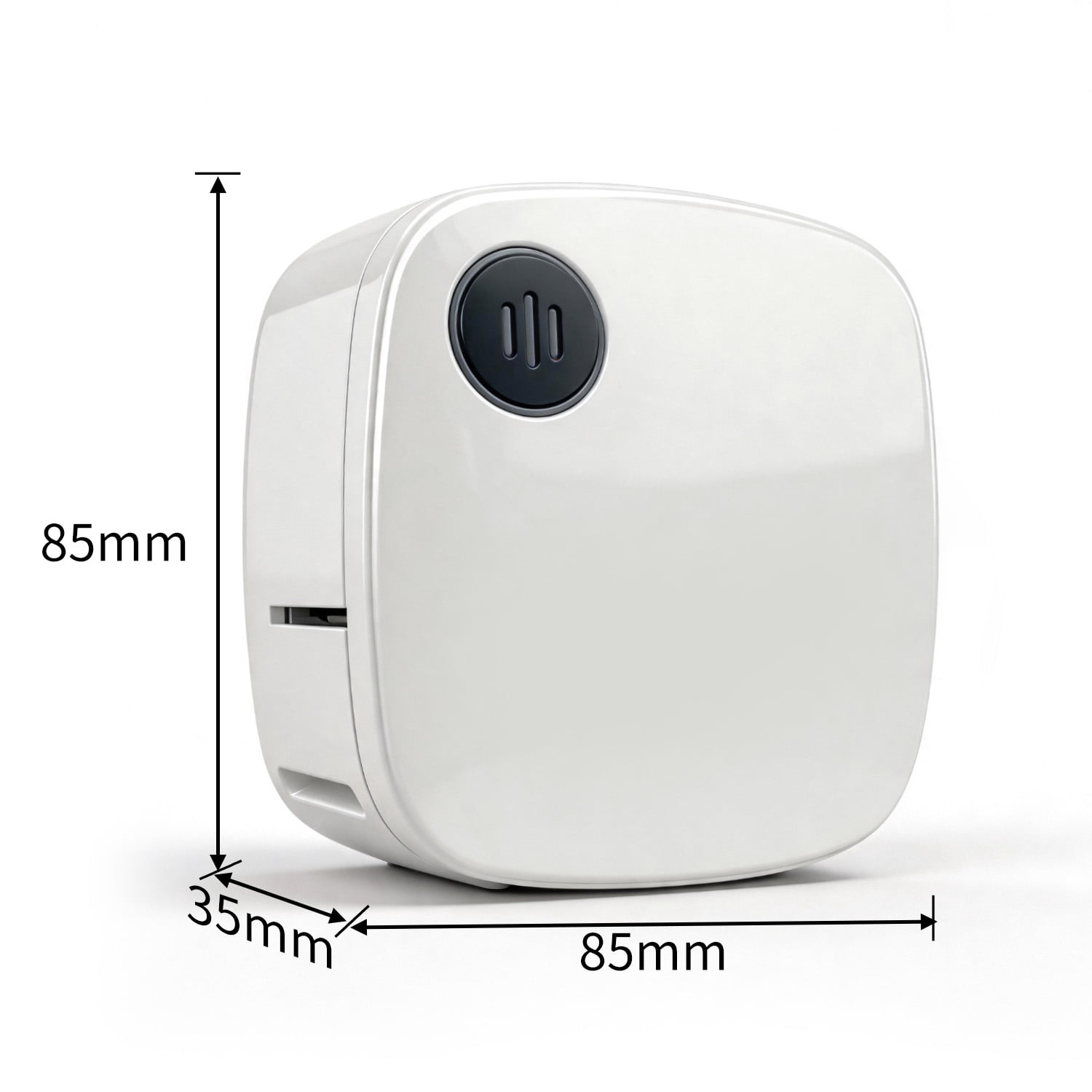 MHTMILESTONE Portable Bluetooth Label Maker with Magnetic Attachment, 1500mAh Wireless Inkless Thermal Printer for Home, Office & School Organization, Compatible with iOS/Android
