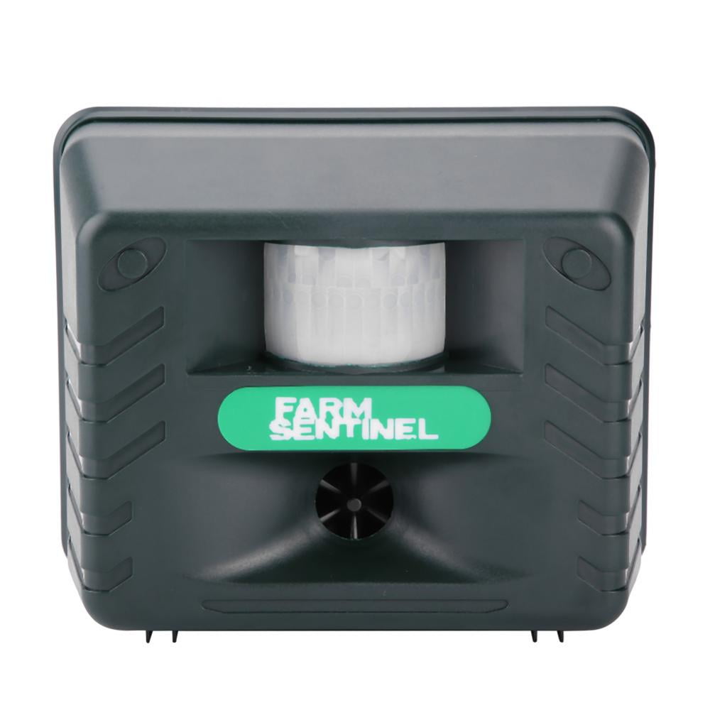 Tebru Animal Repeller Repellent, Ultrasonic 4 Alarm Sounds ...